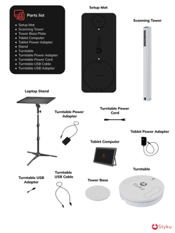 Setup your Styku Scanner X2 model